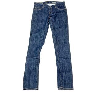 Vans Off the Wall Skinny Denim Jeans Women 3W 32L Dark Blue Skinny Fit Pants